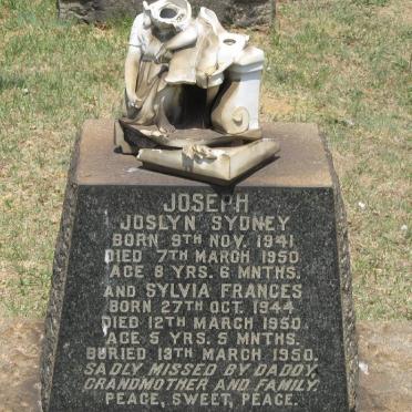 JOSEPH Joslyn Sydney 1941-1950 :: JOSEPH Sylvia Frances 1944-1950
