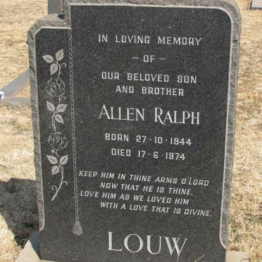 LOUW Allen Ralph 1944-1974