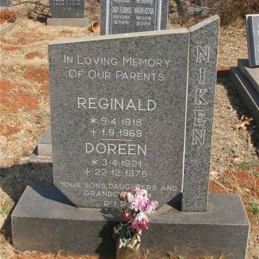 NIKEN Reginald 1918-1969 &amp; Doreen 1921-1976
