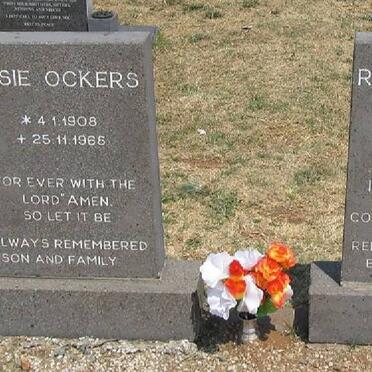 OCKERS Rosie 1908-1966 :: OCKERS Rachel 1934-1984