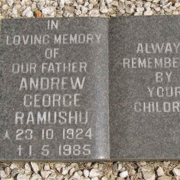 RAMUSHU Andrew George 1924-1985