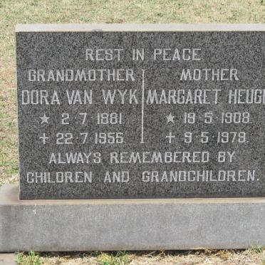WYK Dora, van 1881-1955 :: HEUGH Margaret 1908-1979