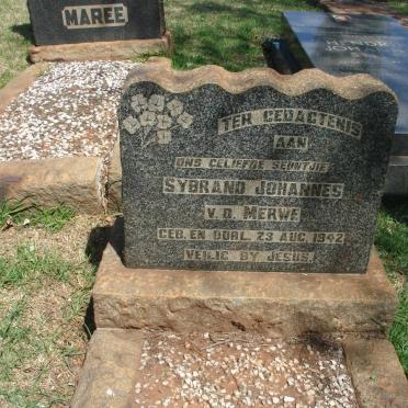 MERWE Sybrand Johannes, v.d. 1942-1942