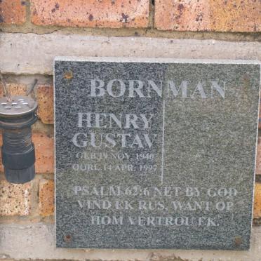 BORNMAN Henry Gustav 1940-1997