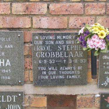 GROBBELAAR Errol Stephen 1953-1993