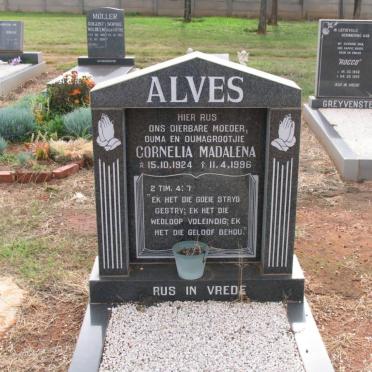 ALVES Cornelia Madalena 1924-1996