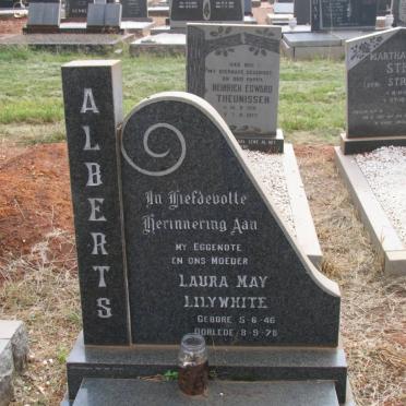 ALBERTS Laura May Lilywhite 1946-1978