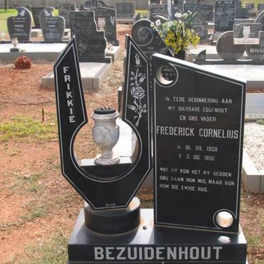 BEZUIDENHOUT Frederick Cornelius 1959-1992