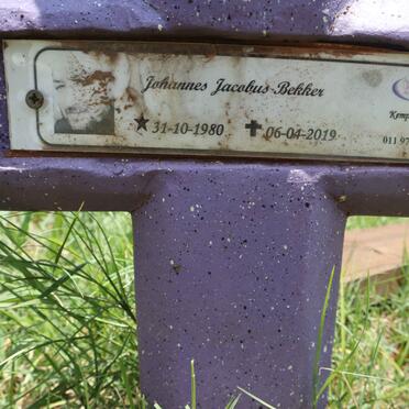 BEKKER Johannes Jacobus 1980-2019