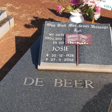 BEER Josie, de 1928-2002