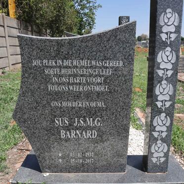 BARNARD J.S.M.G. 1932-2017