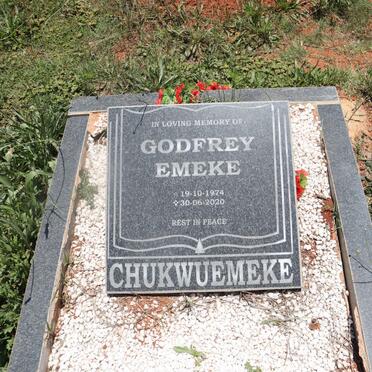 CHUKWUEMEKE Godfrey Emeke 1974-2020