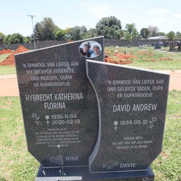 CAMPBELL David Andrew 1934- & Hybrecht Katherina Florina 1935-2020