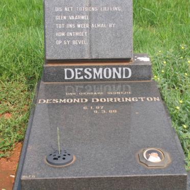 DORRINGTON Desmond 1987-1988