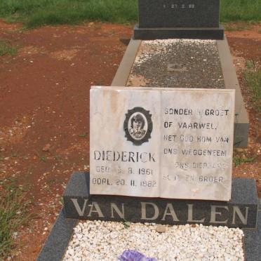 DALEN Diederick, van 1961-1982