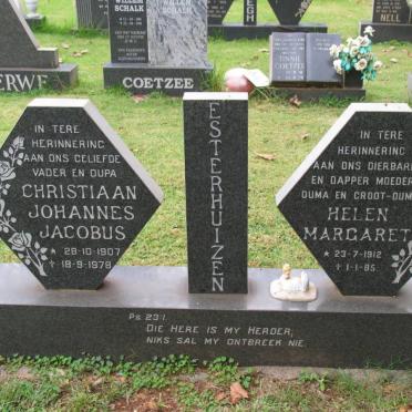 ESTERHUIZEN Christiaan Johannes Jacobus 1907-1978 &amp; Helen Margaret 1912-1985