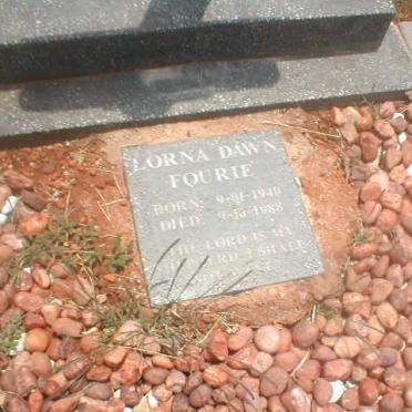 FOURIE Lorna Dawn 1940-1988