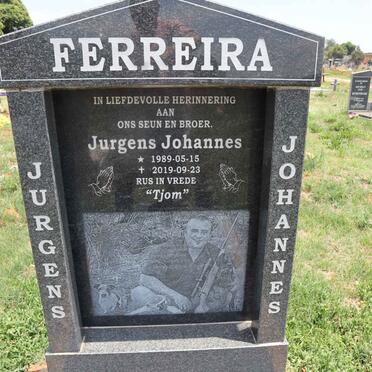 FERREIRA Jurgens Johannes 1989-2019