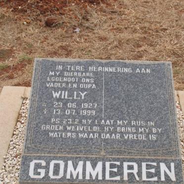 GOMMEREN Willy 1927-1999