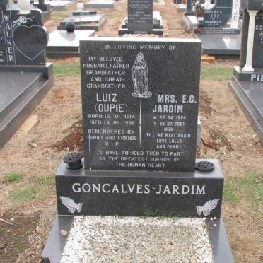 GONCALVES Luiz 1914-1998 :: JARDIM E.G. 1924-2001