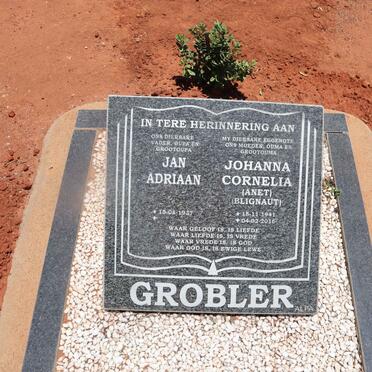 GROBLER Jan Adriaan 1937- & Johanna Cornelia BLIGNAUT 1941-2016