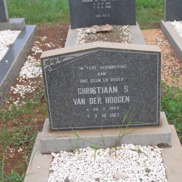 HOOGEN Christiaan S., van der 1944-1967