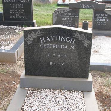 HATTINGH Gertruida M.  -1978