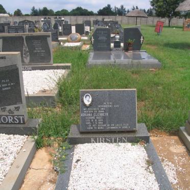 KIRSTEN Adriana Elizabeth nee RUST 1933-1998