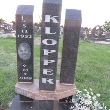 KLOPPER Roelf 1952-2009