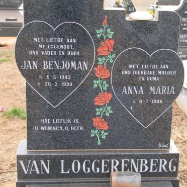 LOGGERENBERG Jan Benjoman, van 1943-1998 &amp; Anna Maria 1946-