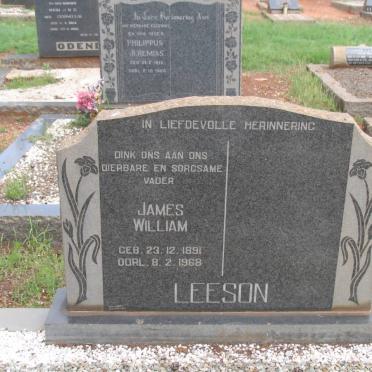LEESON James William 1891-1968
