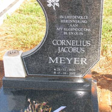 MEYER Cornelius Jacobus 1929-2003