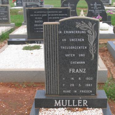 MULLER Franz 1933-1983