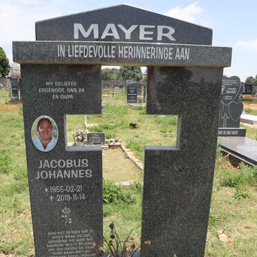 MAYER Jacobus Johannes 1955-2019