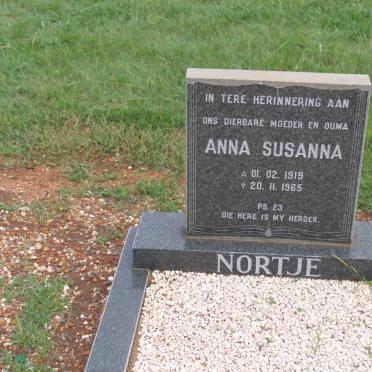 NORTJE Anna Susanna 1919-1965
