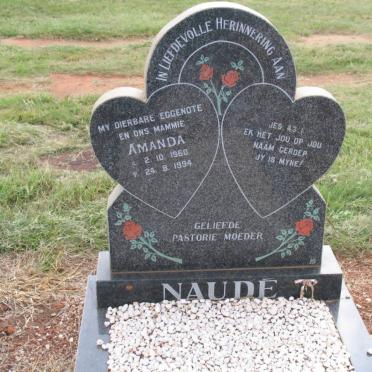 NAUDE Amanda 1960-1994