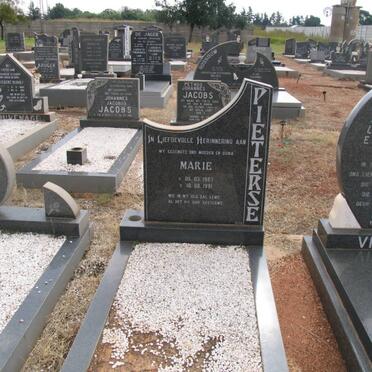 PIETERSE Marie 1927-1991