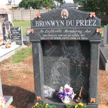 PREEZ Bronwyn, du 1982-2001