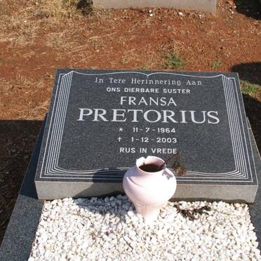 PRETORIUS Fransa 1964-2003