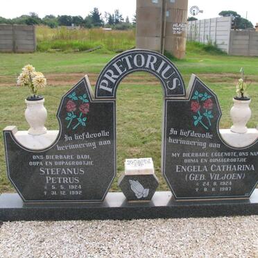 PRETORIUS Stefanus Petrus 1924-1992 &amp; Engela Catharina VILJOEN 1924-1987