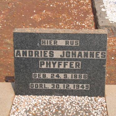 PHYFFER Andries Johannes 1886-1949