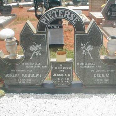 PIETERSE Okert Rudolph 1970-1993 :: PIETERSE Cecilia 1976-1993 :: PIETERSE Jessica N. 1992-1993