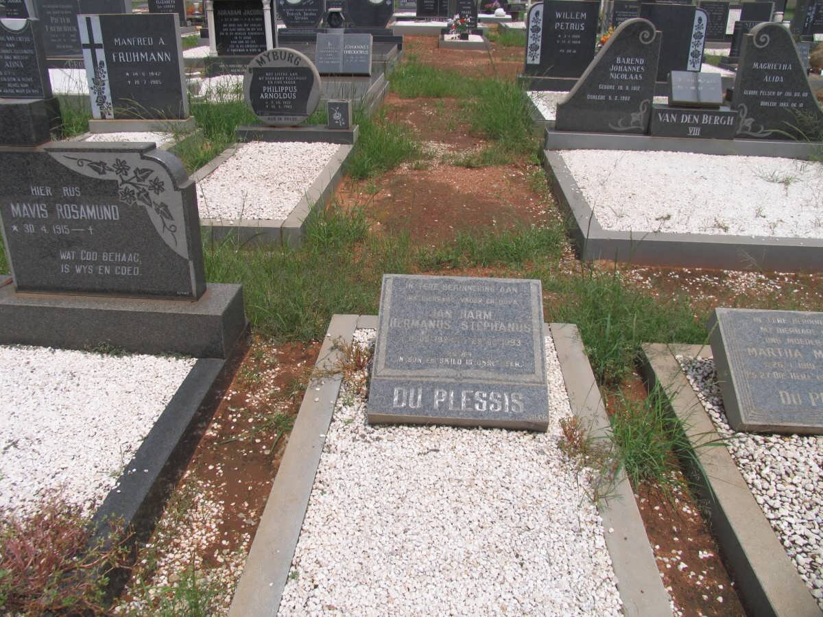 PLESSIS Jan Harm Hermanus Stephanus, du 192?-1993