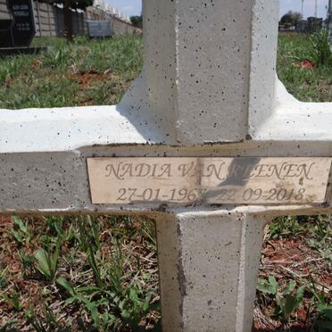 REENEN Nadia, van 1967-2018