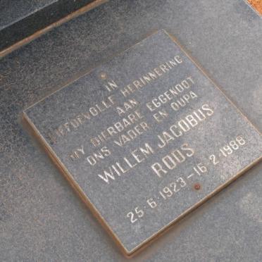 ROOS Willem Jacobus 1923-1988
