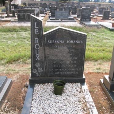 ROUX Susanna Johanna, le 1896-1987