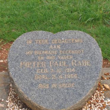 RABE Pieter Paul 1914-1966
