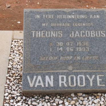 ROOYEN Theunis Jacobus, van 1936-1993