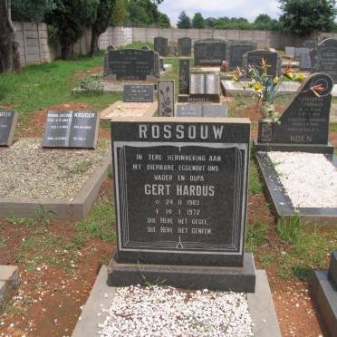 ROSSOUW Gert Hardus 1903-1972