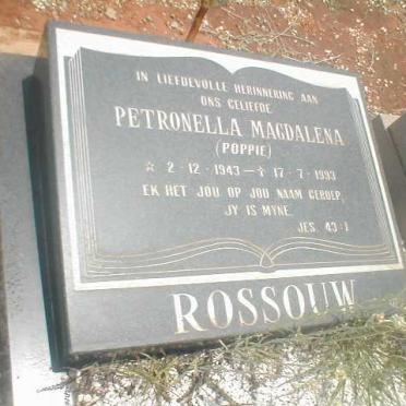 ROSSOUW Petronella Magdalena  1943-1993